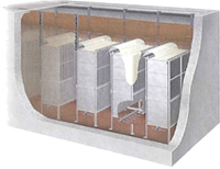 膜ユニット設置例
